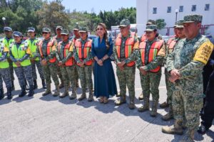 Evelyn Salgado encabeza en Guerrero Simulacro Nacional 2026 con hipótesis de sismo de 8.2 